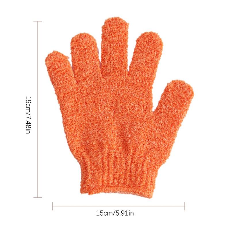 1Pcs Bath Gloves Household Shower Towel Scrub Body Wash Children Home Supply Elastic Wipe Back Bathing Cleaning Gloves Supplies