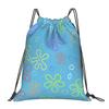 Custom S-Sponges Anime Bobes Drawstring Backpack Sports Gym Bag for Women Men Cartoon Training Sackpack