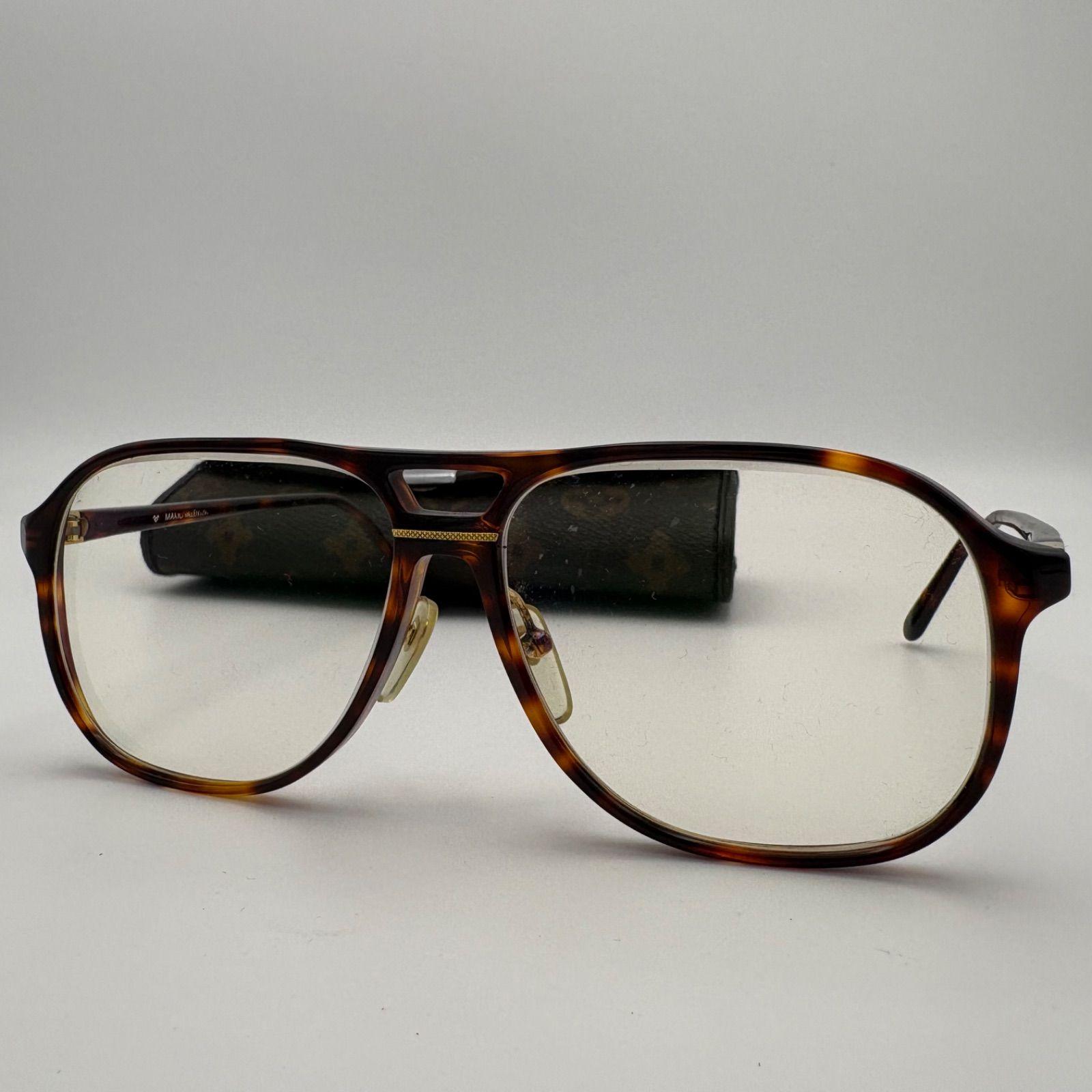 Used MARIO VALENTINO Square Sunglasses Glasses Vintage Rare Mario Valentino Prescription