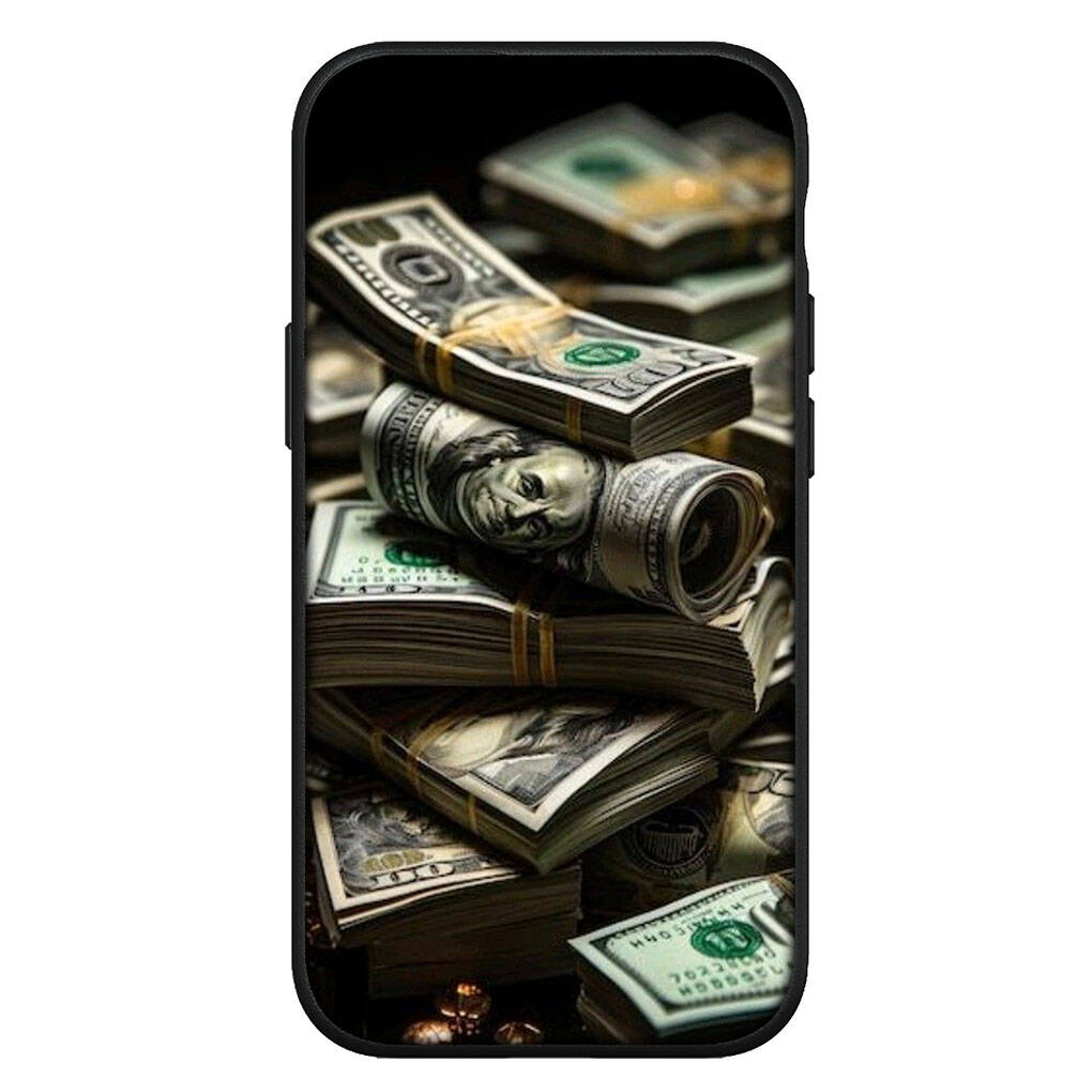 for Samsung Galaxy S25 S24 S23 S22 Ultra FE Plus A17 A37 A57 A56 A55 A06 A16 A15 A36 A26 A35 A05 A54 A34 S9 Phone Case Wallpaper Art Money 100 Dollars