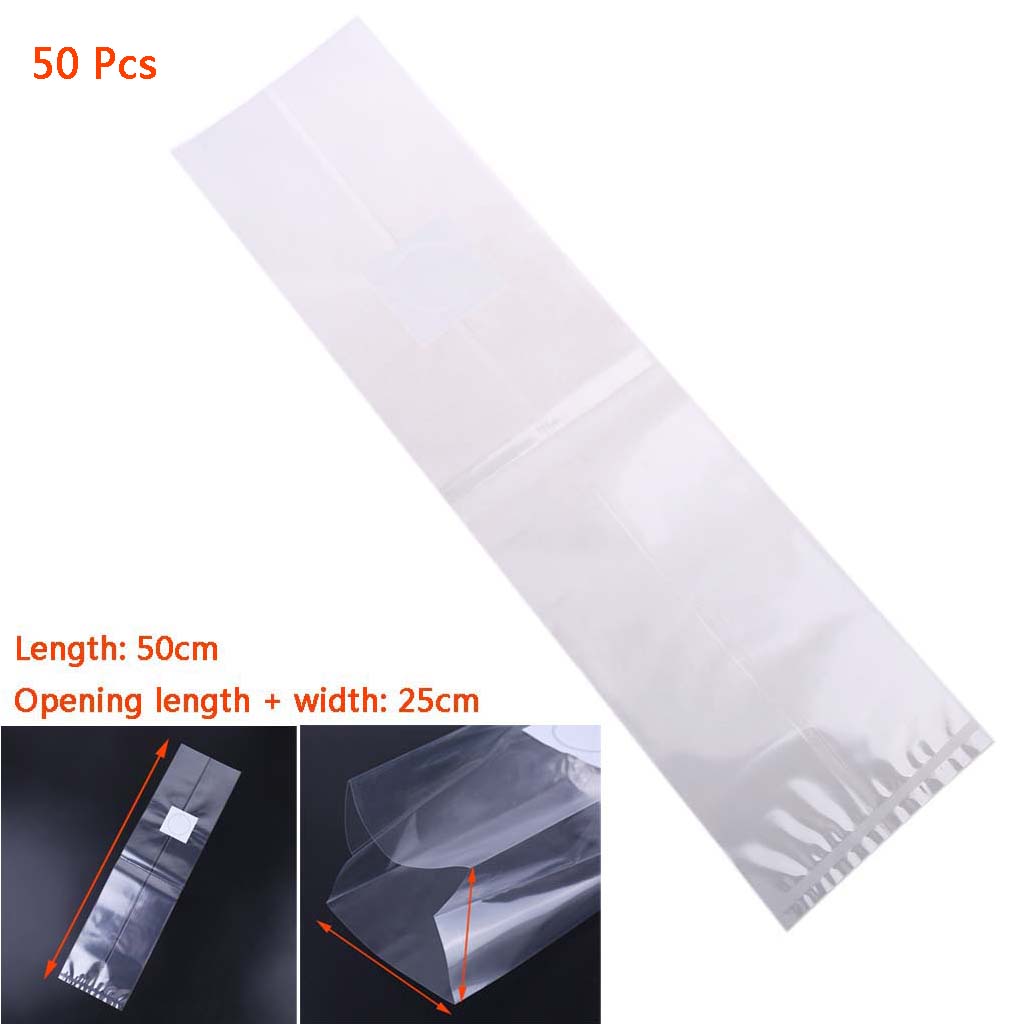 Mushroom Growth Bags 50pcs High Temperature Outdoor Oxygen Growing