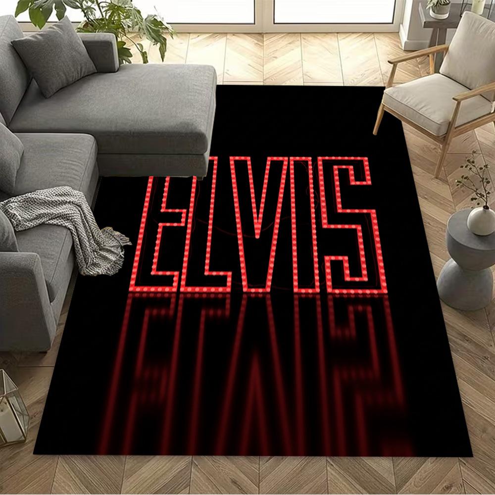Elvis Presley Performance Carpet Suitable for Kitchen Game Room Foyer Dormitory Anti-slip Rug Decorate Offices Perfect Birthday/Christmas Gift Idea
