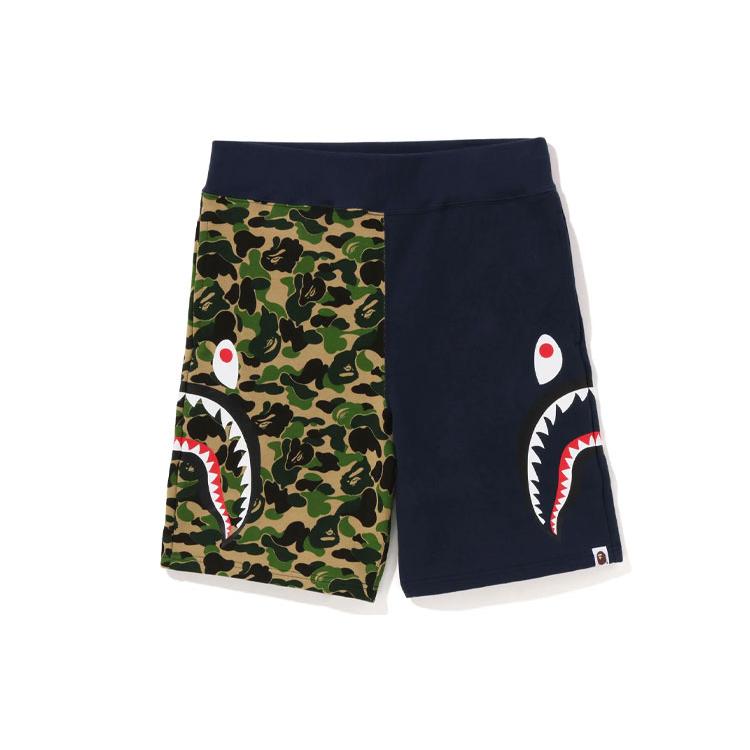Bape Abc Camo Seitenshark Sweatshorts 1J30-153-016
