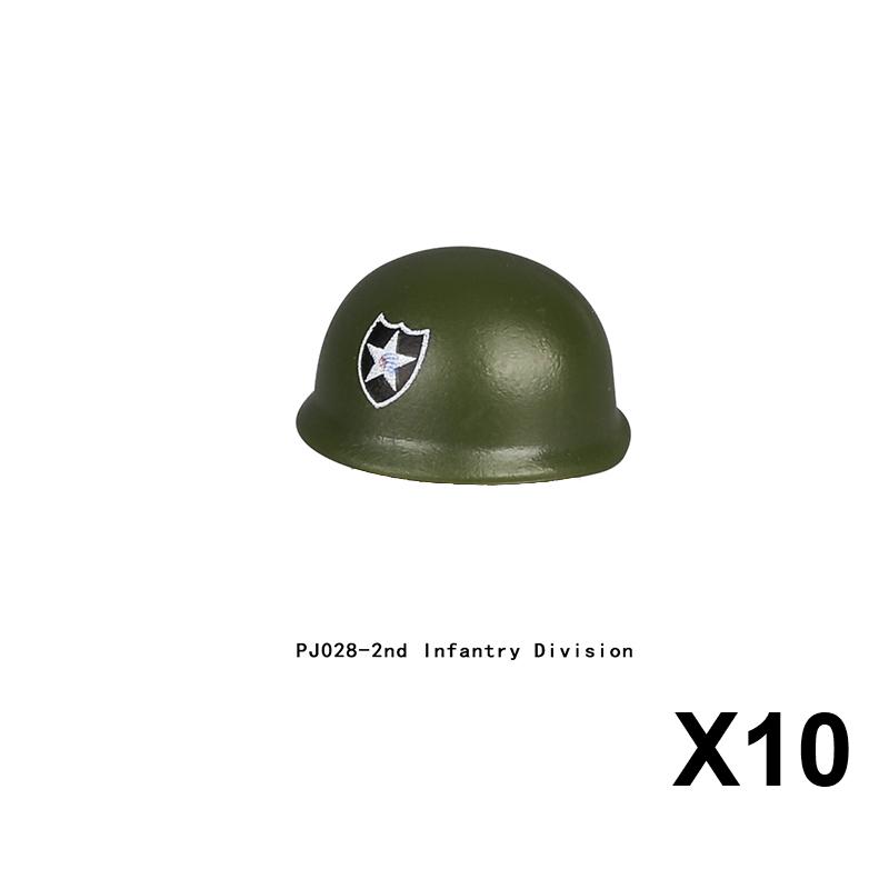 Military Building Block Set Military Supplies Waffen Accessory Soldier Colonel Helmet Gun Rifle M16 Waffen Box Ammunition Brick Toy