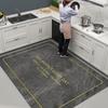Alfombrilla de suelo de lodo de diatomeas Tienda completa Alfombrilla de suelo para el hogar Cocina Absorción de agua Aceite Antideslizante Restaurante Alfombrilla de suelo Lodo de diatomeas