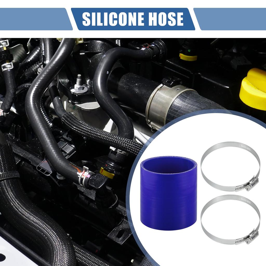 X AUTOHAUX Silicone Hose, Silicone Tube, Intercooler, Turbo, Intake, Ragator Hose, Cooling Connection Hose,