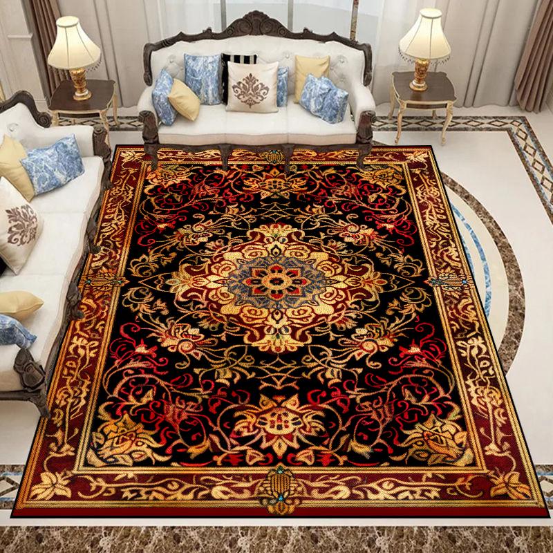 Persischer Luxusteppich für Wohnzimmer Heimdekoration Teppiche Rutschfest Schlafzimmer Ankleidezimmer Lounge Teppiche Anpassbare Couchtischmatte