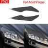For Ford Focus 2009-2011 Carbon Fiber Front Headlight Eyelid Eyebrow Cover Decorative Car Decoration Styling Accessories Sticker