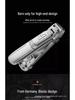 Stainless Steel Clippers with Anti-Splash Design & Multi-Purpose Phone Holder