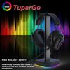 Headphone Bracket Display Rack RGB Backlight Head Mounted Headphone Stand Holder Desktop Organizer Vertical Bracket Hanger