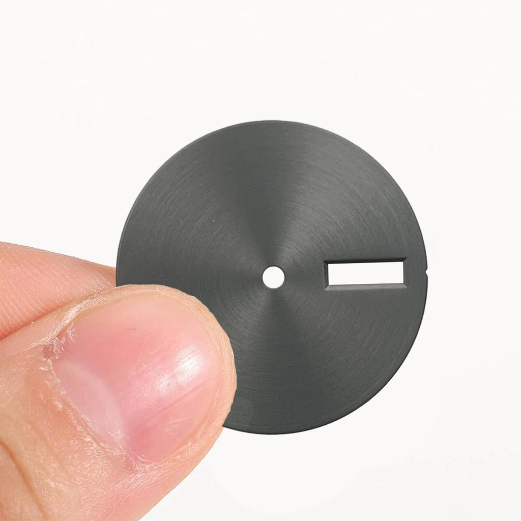 Round Sand Texture 28.5mm Watch Dial Blank Watch Faces for NH35/ NH36/ NH34 Movement DIY Accessories None/single/double Calendar