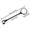 Bicycle Mirror for Handlebars Hose Adjustable Rear View Mirror Reflector for Moped Bike Standard Bike