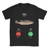 Men's T-Shirts Fih Calling Remind Me Message Decline Accept Phone Call Fish Awesome Tees Short Sleeve T Shirts Clothing