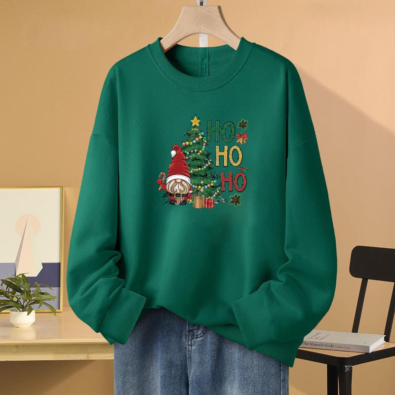 Christmas Trees Stickers On Clothes Winter Santa Claus Patch A-Level Washable Vinyl Diy Hoodies Tops Thermal Press Parches