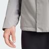 adidas Giacca Sportiva 3-in-1 da Esterno Foderata in Pile Impermeabile Antivento da Uomo Grigio Ghiaccio IX5627