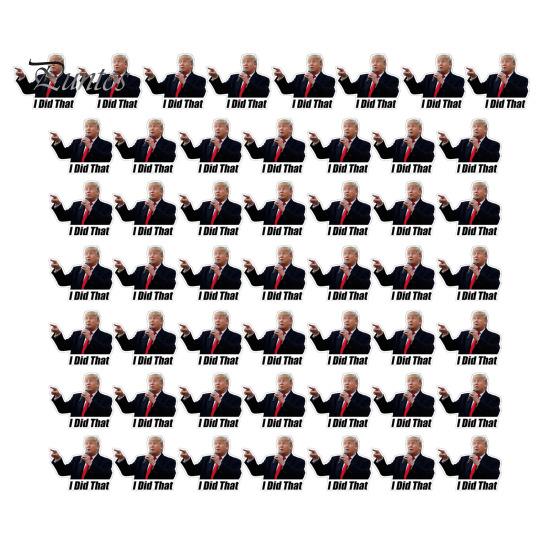 

50/100/200 шт. наклейки Трамп «Я сделал это» наклейка на бензоколонку забавные картинки ПВХ виниловые водонепроницаемые наклейки на окна грузовики 50pcs F