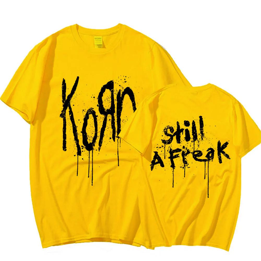

Korn Music Concert Rock Band WORLD TOUR футболка мужская винтажная металлическая готическая футболка большого размера уличная футболка с коротким рукавом 4XL