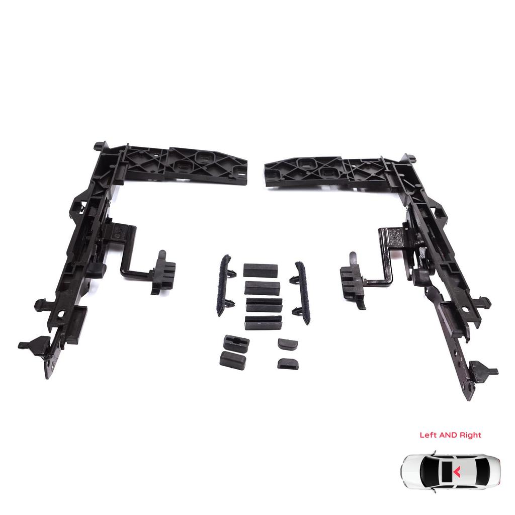ESR23-1 Sunroof Lifting Angle Hatch Runner Repair Kit With Connection Plate for Mercedes W124 S124 C124 190 W201 1247800512 1247800612