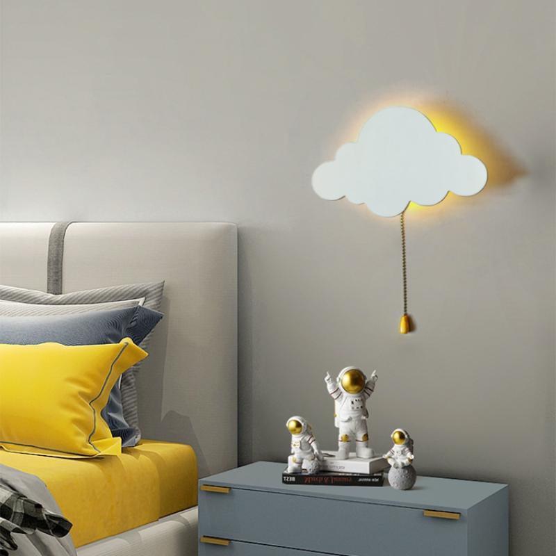 Cloud Light - Floating Cloud Wall Lamps For Nursery & Kids' Bedrooms | Battery-operated Hanging Night Lights