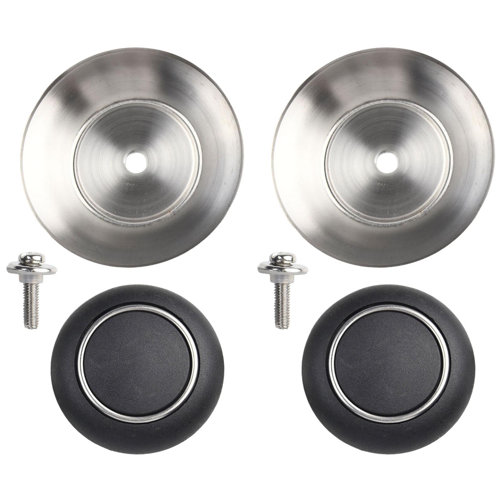 

2 Pack Replacement Knob Handle For Glass Lid Knob Handle Stainless Steel Pot Pan Cover Cookware Handle Accessories Kitchen Tools