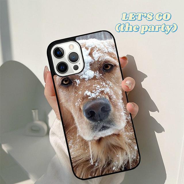 Autumu Golden Retriever Dog Cute Puppy Phone Case Cover for iPhone 17 Air 16 16e 15 12 11 13 14 Pro Max Plus Coque