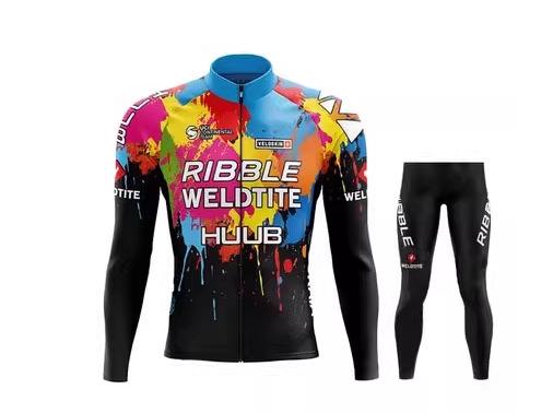 

2026 Autumn Breathable Cycling Suit, Fashionable Bicycle Quick-drying Perspiration, Tour De France Event Long-sleeved Breathable Cycling Suit 5XL