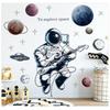 Astronaut Wall Stickers For Kids Room Nursery Kindergarten Decor Art Remvable Pvc Tile Decals