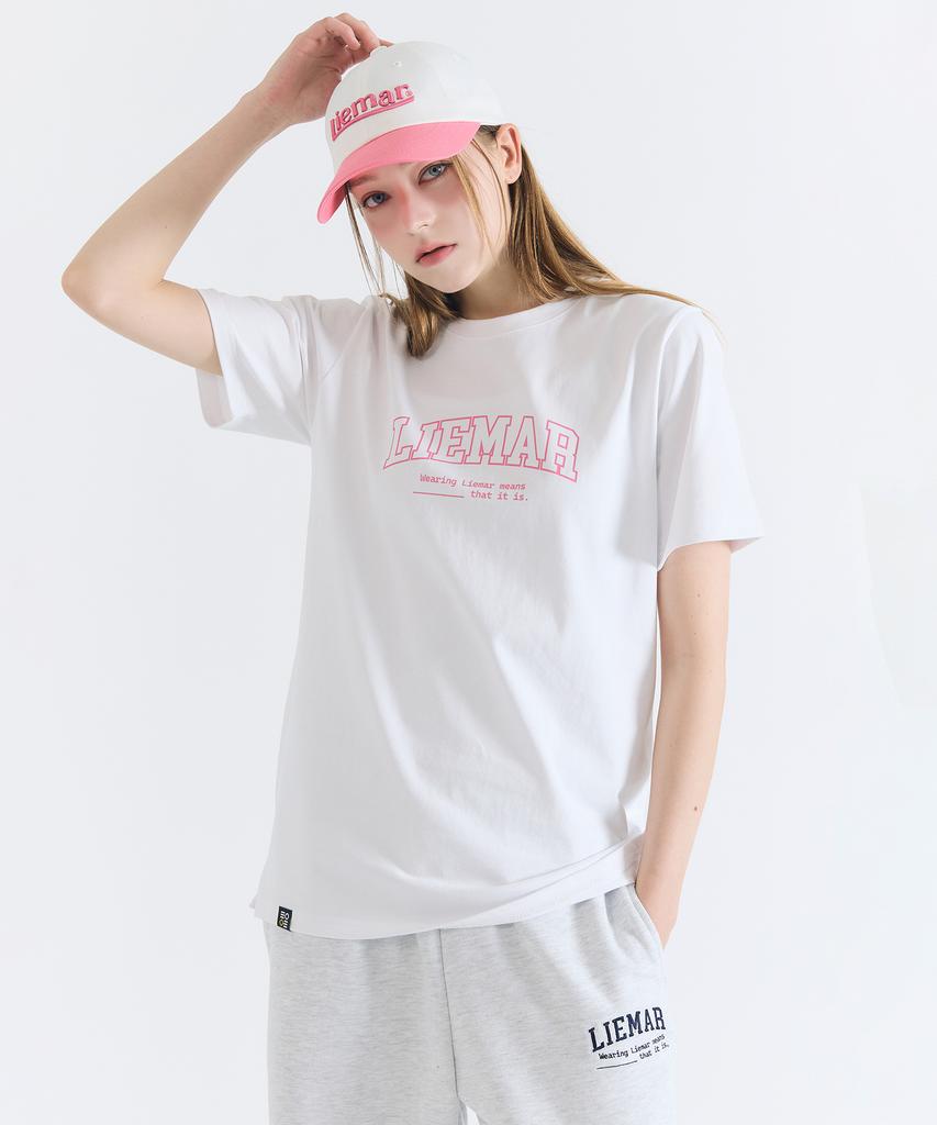 LIEMAR Embossed Embroidery Two-Tone Ball Cap Pink