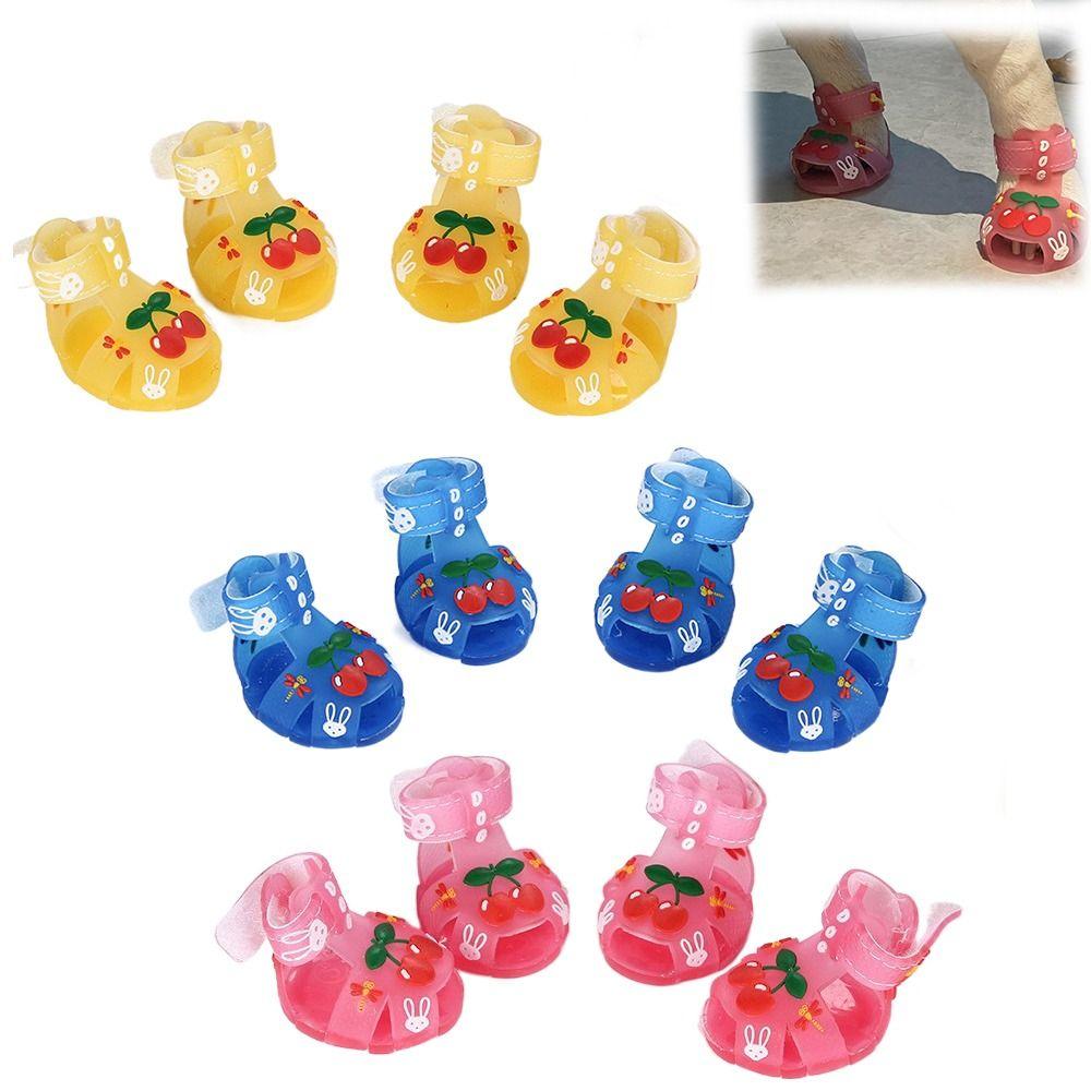 

Breathable Pet Shoes Cool Cat Dog Shoes Creative Pet Jelly Shoes Pet size 1 синій
