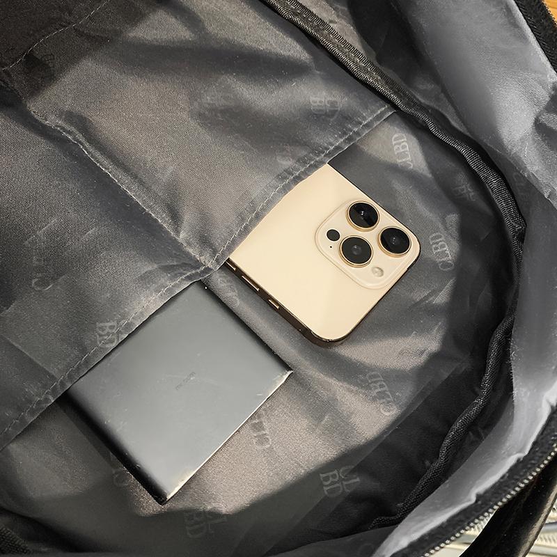 Retro Měkká Kůže Studentský Školní Batoh Campus Pánský Batoh Velká Kapacita Cestovní Batoh