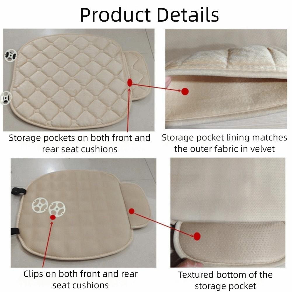 Plüsch Winter Autositzbezug Warmhalten Auto Schutzmatte Universal Autositzkissen SUV