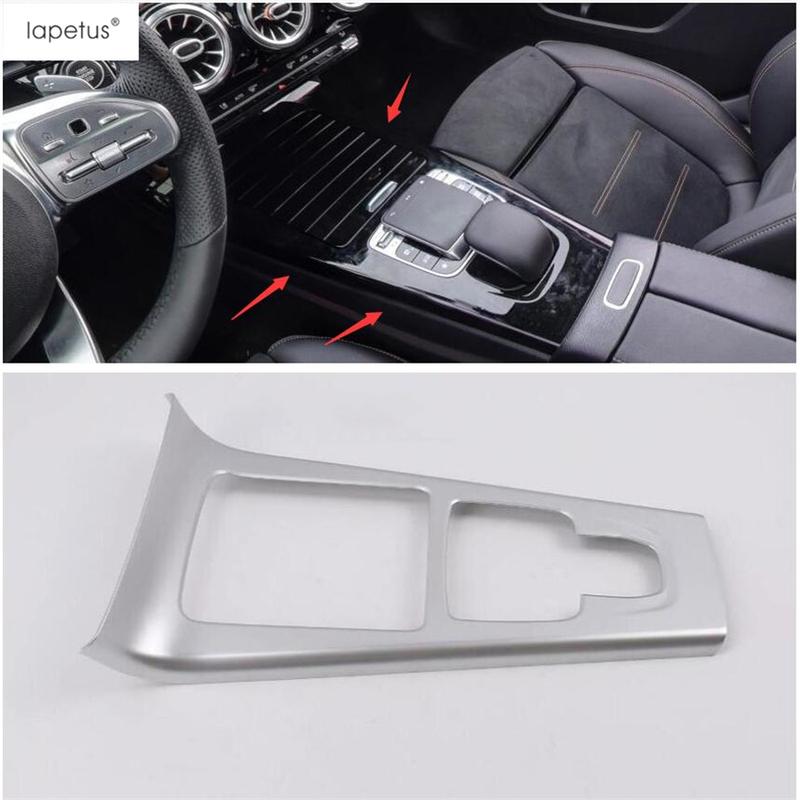 Mittelkonsolen-Schalthebel-Panel-Rahmen-Dekorationsabdeckung Zierleisten Zubehör für Benz A-Klasse W177 A180 A200 A220 A250 -