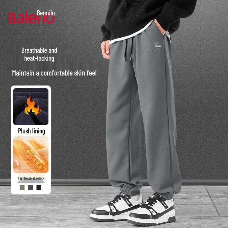 

Baleno Men s Fleece-Lined Slim Fit Jogger Pants 3XL