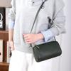 Genuine Leather Cylinder Toe Cover Layer Cowhide Natural Fall Shoulder Crossbody Bag Women Retro Simple Armpit