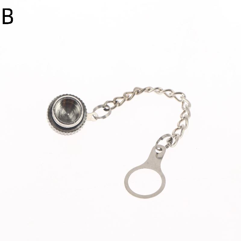 

M12 Connector Dust Cover M12 Internal Thread Outer Thread Metal Waterproof Cover Plug Socket Protection Cover B