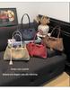 Women's Retro Suede Tote Bag - Large Capacity Frosted Shoulder Bag for Autumn 2025