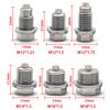 M14 X 1.5 M12 M16 M18 M20 M24 Magnetic Stainless Steel Oil Drain Plug Sump Drain Nut Bolt with 1 Silver  Gasket