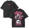 Unisex Japanese Cotton Loose Streetwear T Shirt With Back Print Of Marin Kitagawa Gothic Cosplay Design For Anime T Shirt