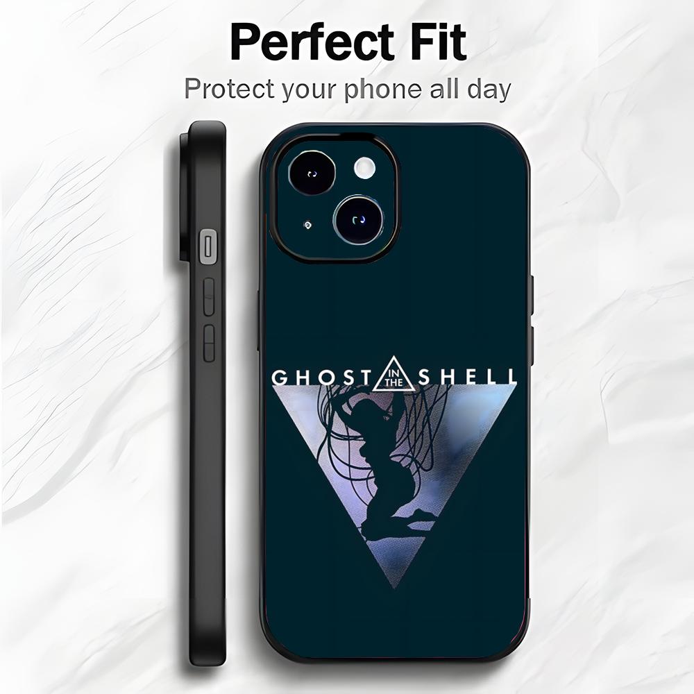 Cyberpunk Classic Anime G-Ghost In The Shell Phone Case Phone Case Soft Packaging Lightweight For iPhone17 16 15 14 13ProMax