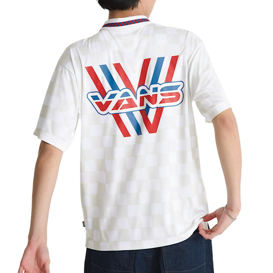 Vans Polo Short Sleeve Digital Soccer Jersey Men Tops VN00122KWHT