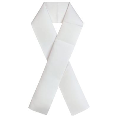 Kyo Tamayura Half-Collar Set (4 Pieces): Washable White Half-collars Made of Polyester, Plain, Classic Design (white)