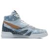 Li Ning 937 Deluxe Hi21 Shock Absorption Non-Slip Wear-Resistant Breathable Support High-Top Retro Basketball Shoes Men Sneaker Blue AGBR033-3