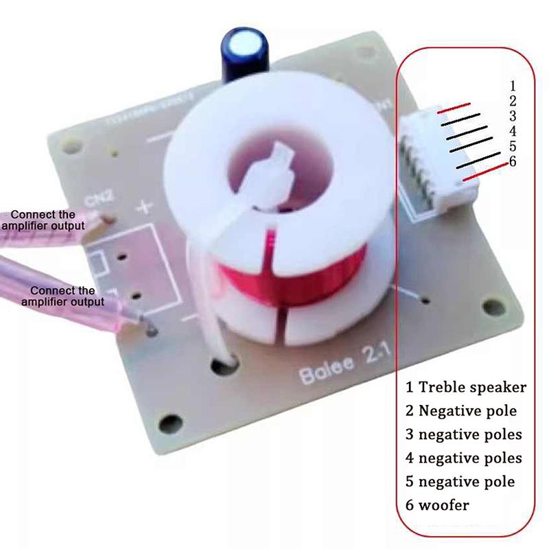 1Pair For Imac A1419 Speaker 2 Way Treble Bass Crossover Audio Tweeter Woofer Filter Frequency Divider