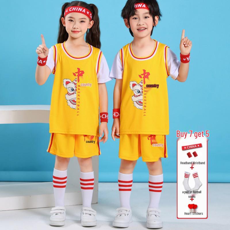 

Детский баскетбольный комплект формы для мальчиков и девочек младшего школьного возраста - майка и шорты для тренировок, выступлений и соревнований Adult 165-170 cm Height