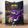 Batwheels Theme Printed Blanket - Perfect for Couch, Bed, Travel & Outdoor Use | Machine Washable, Cozy & Durable.