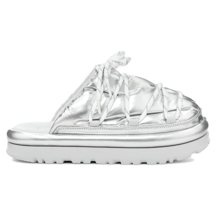UGG Hi Shine Spaceslider Slide Silver (Womens) Women Sneakers 1149033-SLVR