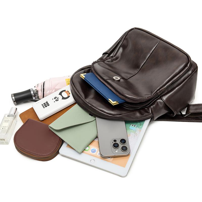 Women's Retro Backpack Soft Leather Travel Backpack