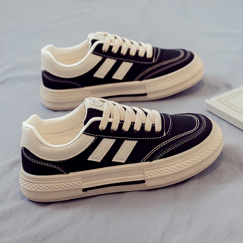 Spring and Autumn New Canvas Shoes Women's Versatile Flat Bottom Breathable Student Cloth Shoes Women's Shoes Autumn
