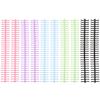 10Pcs Loose-Leaf Binder Rings Firm Plastic Detachable Book Rings for Notebook Scrapbook DIY Binding Accessories