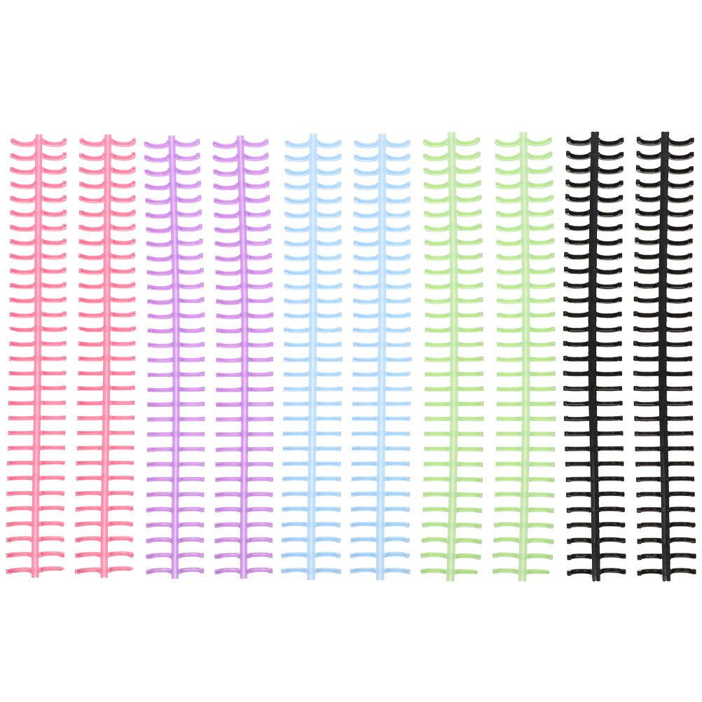 10Pcs Loose-Leaf Binder Rings Firm Plastic Detachable Book Rings for Notebook Scrapbook DIY Binding Accessories